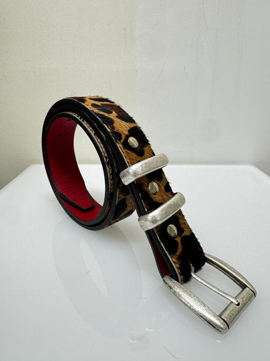 Cheetah Print Belt